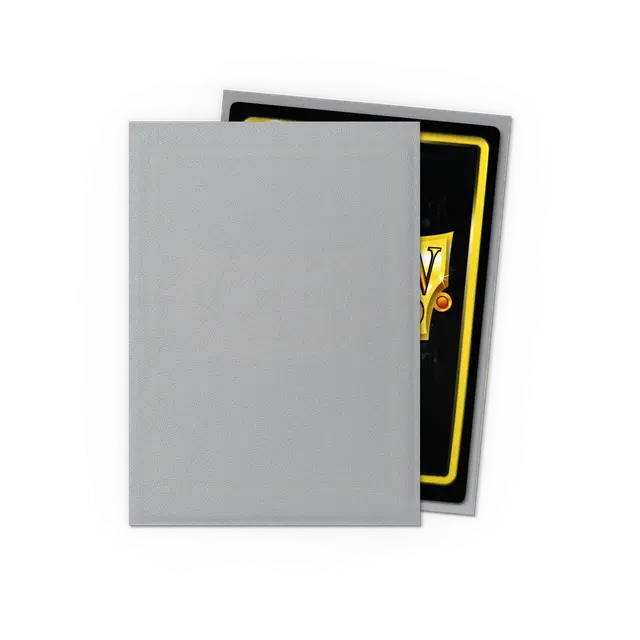 Dragon Shield - Standard Size Sleeves - Matte Silver