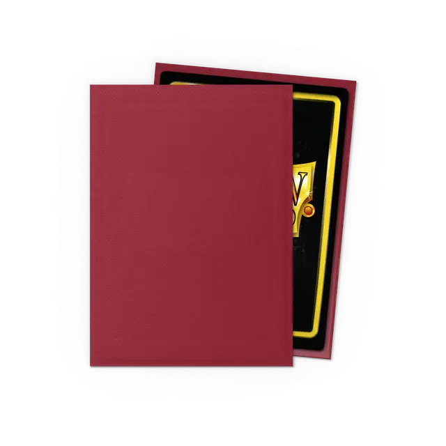 Dragon Shield - Standard Size Sleeves - Matte Blood Red