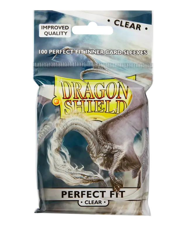 Dragon Shield - Standard Size Sleeves - Perfect Fit Clear