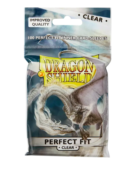 Dragon Shield - Standard Size Sleeves - Perfect Fit Clear