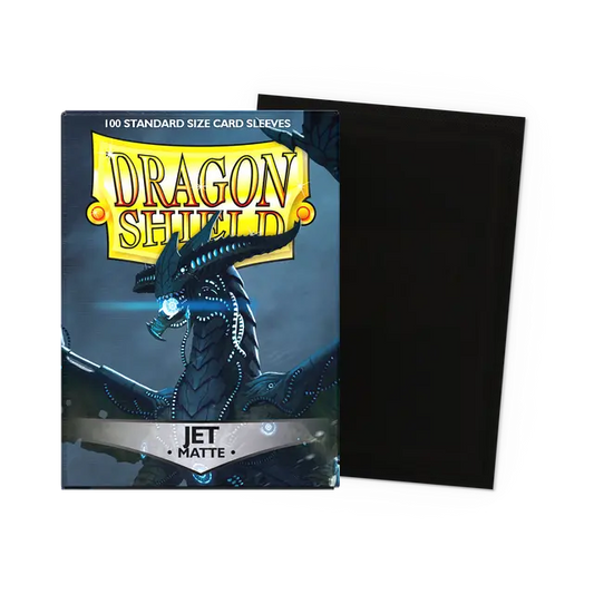 Dragon Shield - Standard Size Sleeves - Matte Jet