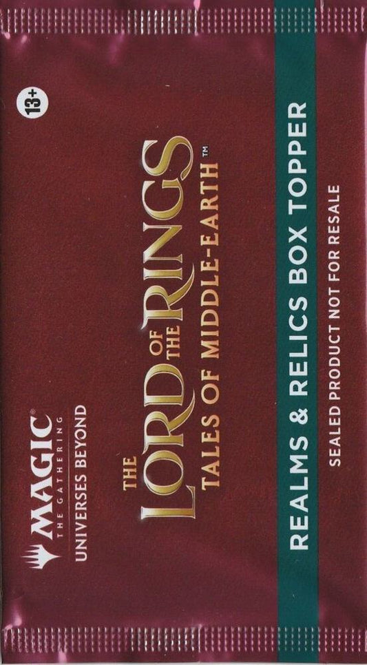 The Lord of the Rings: Tales of Middle-earth - Realms & Relics Box Topper Pack (LTR)