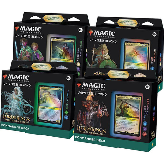 The Lord of the Rings: Tales of Middle-earth Commander Decks - [Set of 4] (LTR)