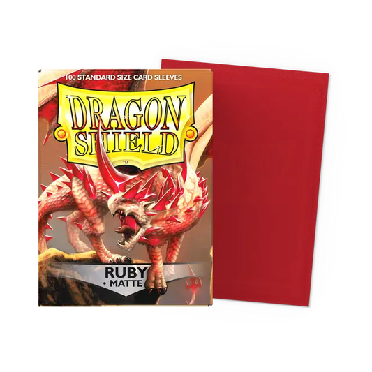 Dragon Shield - Standard Size Sleeves - Matte Ruby
