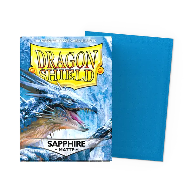 Dragon Shield - Standard Size Sleeves - Matte Sapphire