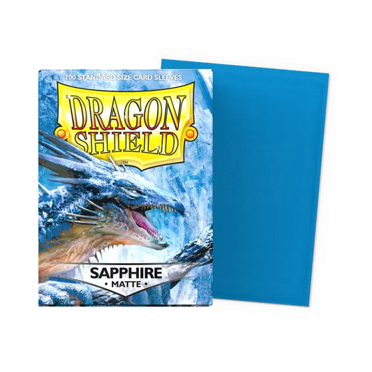 Dragon Shield - Standard Size Sleeves - Matte Sapphire
