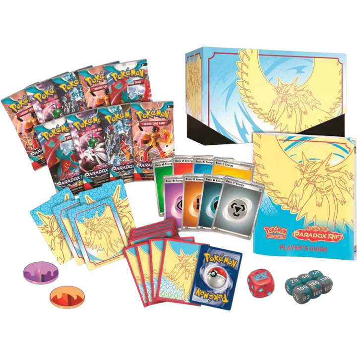 Pokemon TCG - Scarlet & Violet - Paradox Rift - Elite Trainer Box - Roaring Moon